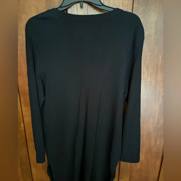 Chico's Elegant Black Knit Cardigan - Picture 2 of 3